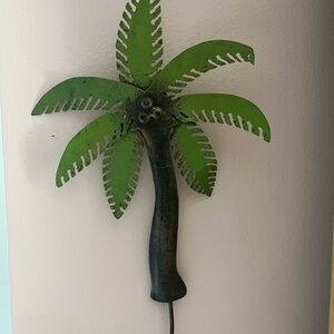Metal Palm Tree Wall Hook Beach Decor